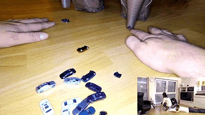 Blindfold Gamble – Will I Crush A Toycar Or A Finger