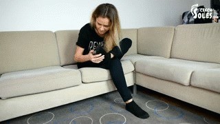 Goddess Megan And Her Smelly Socks And Feet