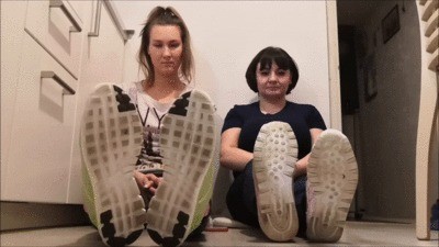 Tall And Petite Show Off Their Shoes Socks And Barefeet