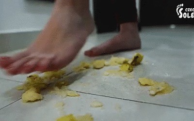 Fruit Crushing And Pov Foot Licking