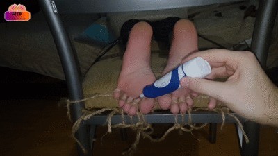 Mercilessly Tickling Toes And Soles Of My Wife
