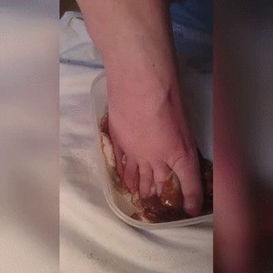 Food Play And Foot Worship Clean Up