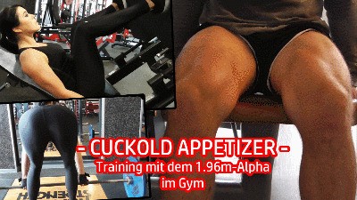Cuckold Appetizer – Training Mit Dem 196m Alpha Im Gym Kleine